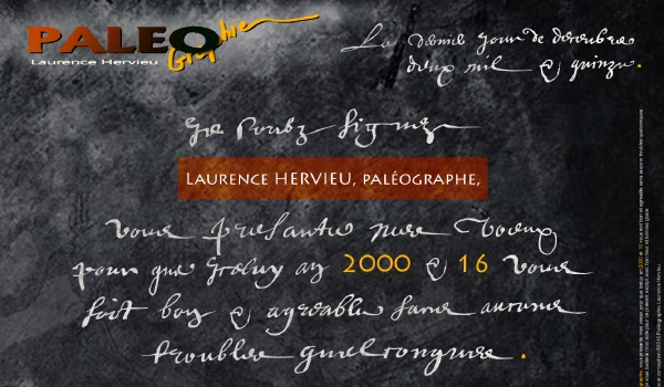 Vœux paléographiques interactifs 2016 (partie 1).